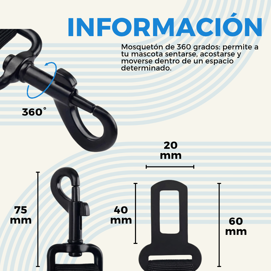 Beneficios del cintur&oacute;n de seguridad para perros ajustable